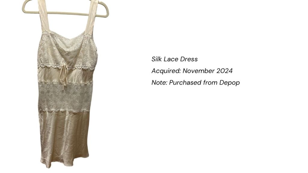 silk lace dress
