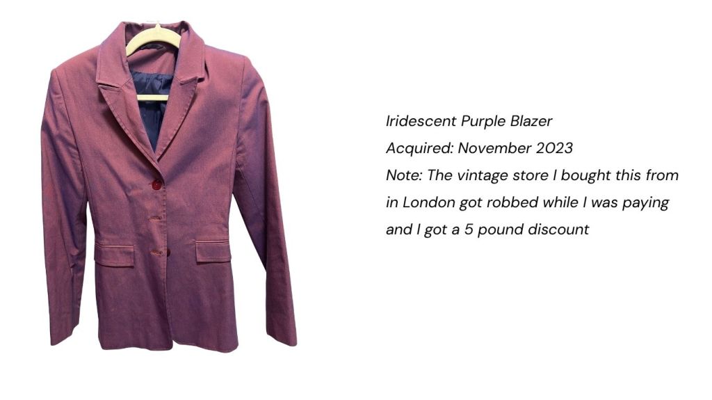 purple blazer