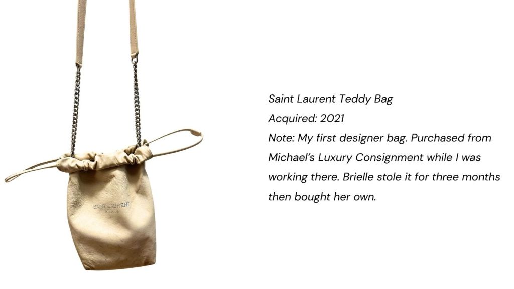 saint laurent teddy bag