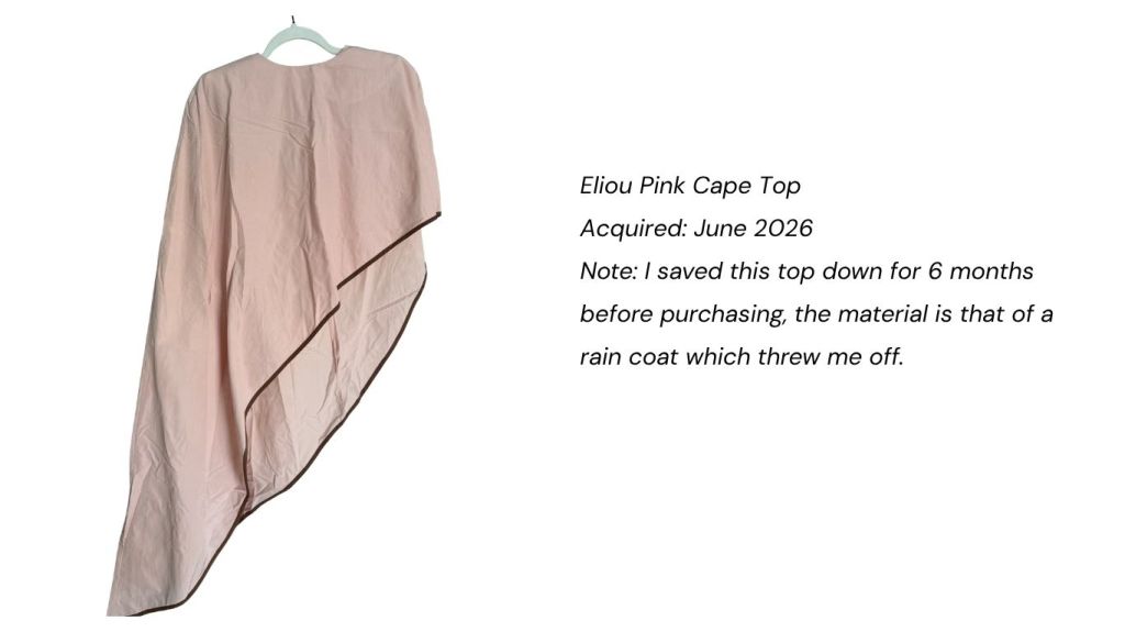 eliou cape top