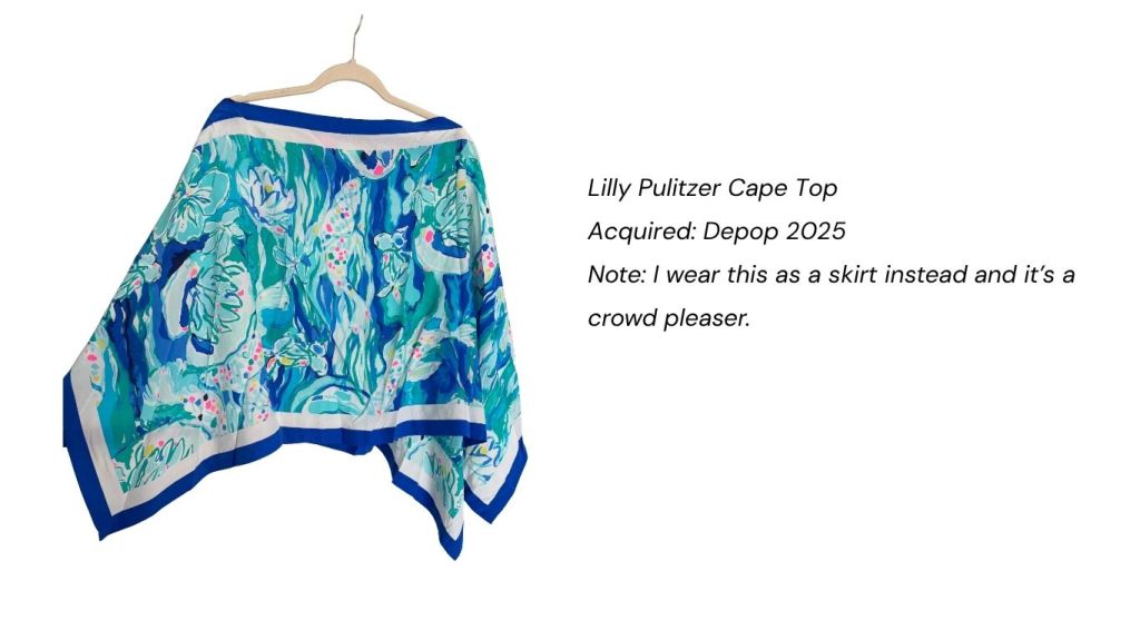 Lilly pulitzer cape top