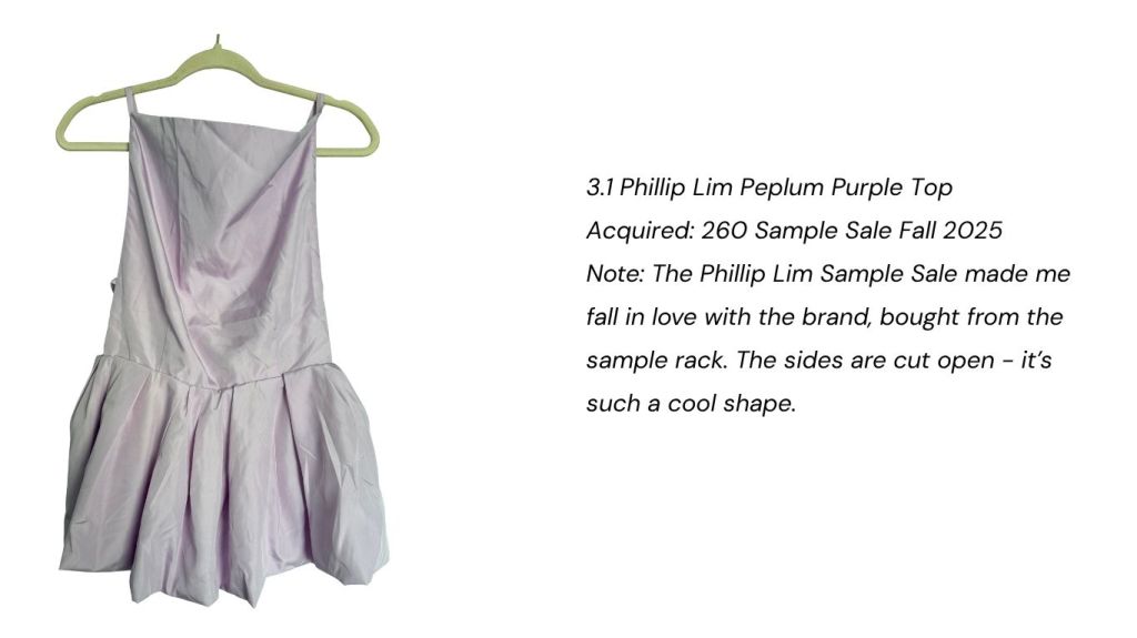 3.1 Phillip lim top