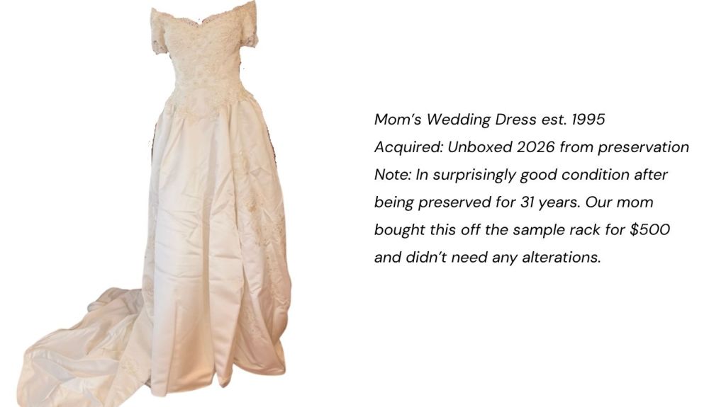 wedding dress 1995
