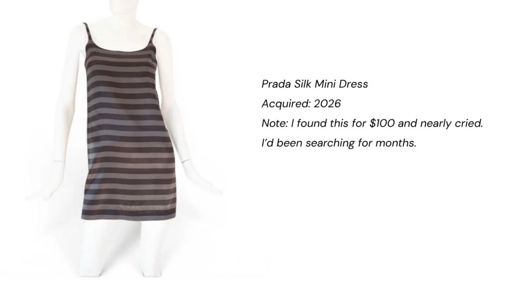 prada mini dress