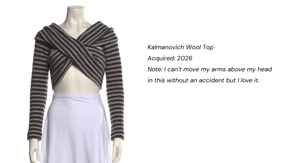 wool crop top