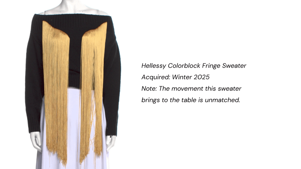 fringe sweater